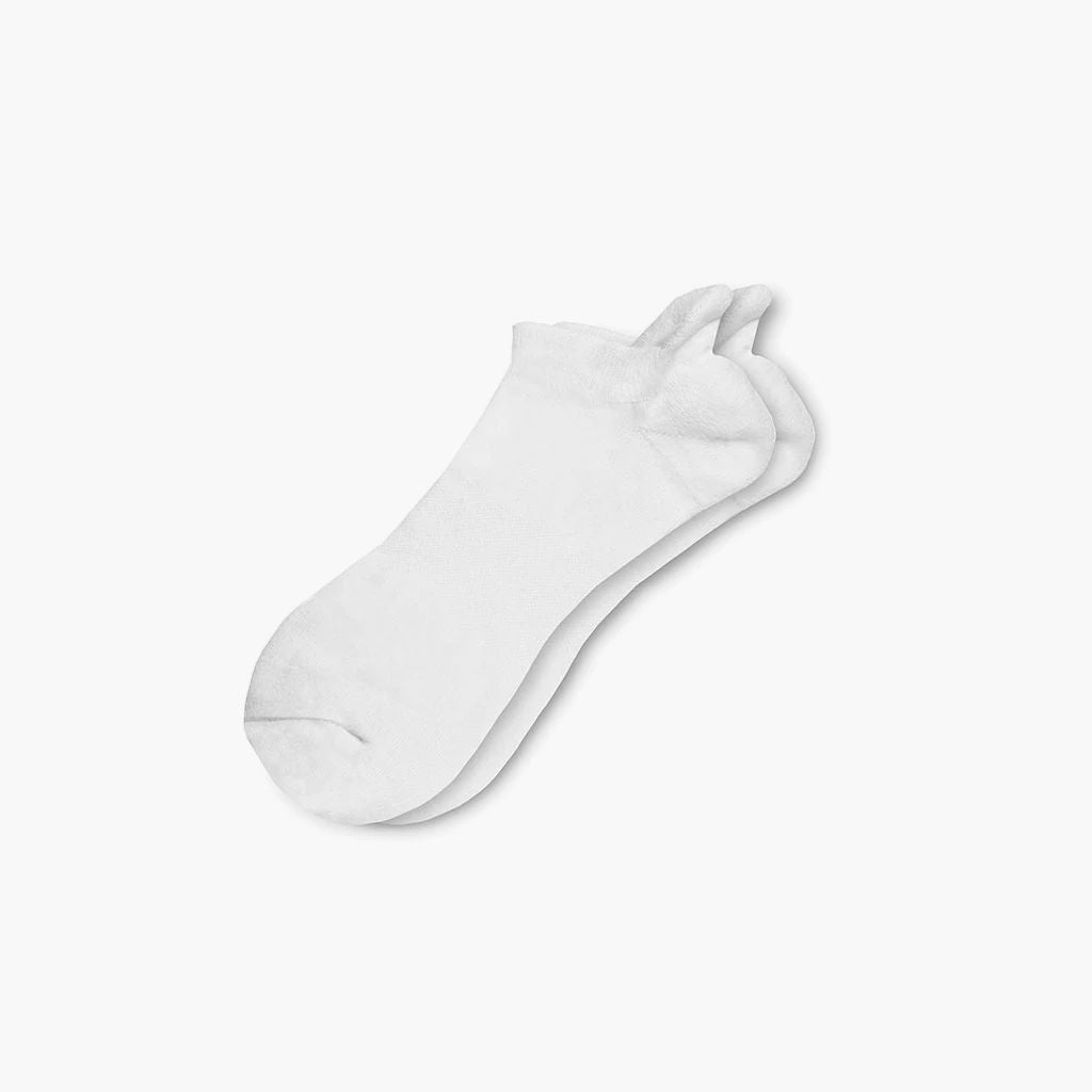 Men's Eco-Friendly Ankle Socks | White