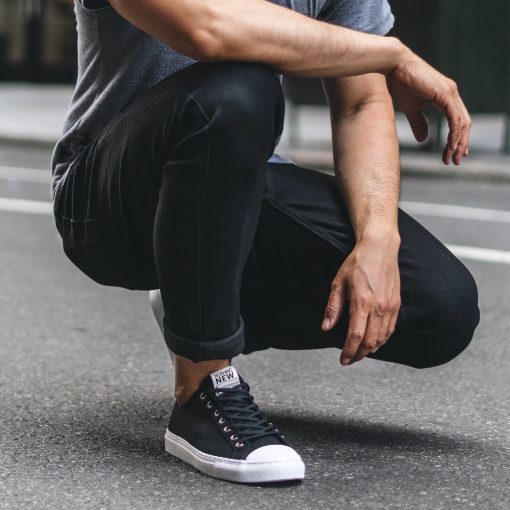 Men's Classic Low Top | Black x White