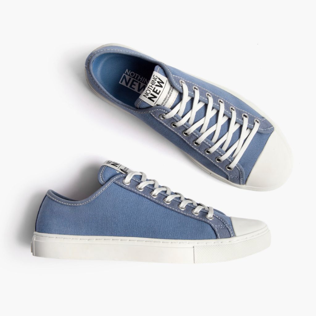 Men's Classic Low Top | Sky Blue x Off-White