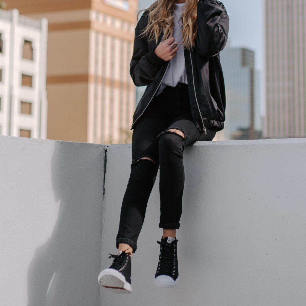 Women's Classic High Top | Black x White