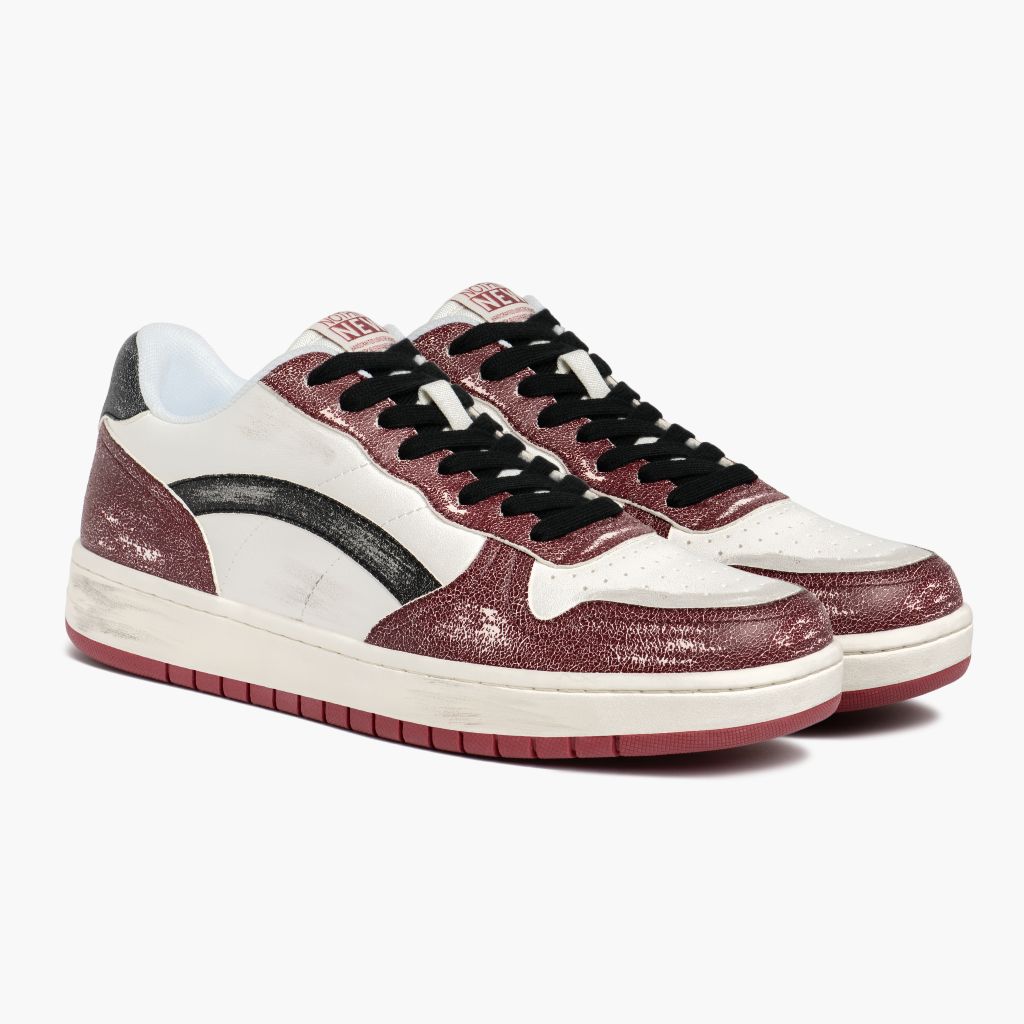 Men's Cross Court | Black x Red