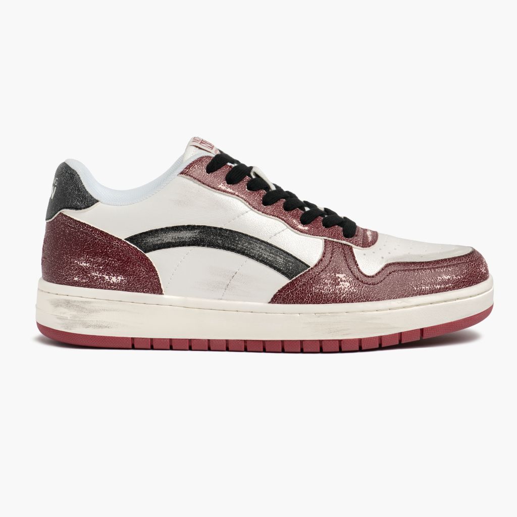 Men's Cross Court | Black x Red