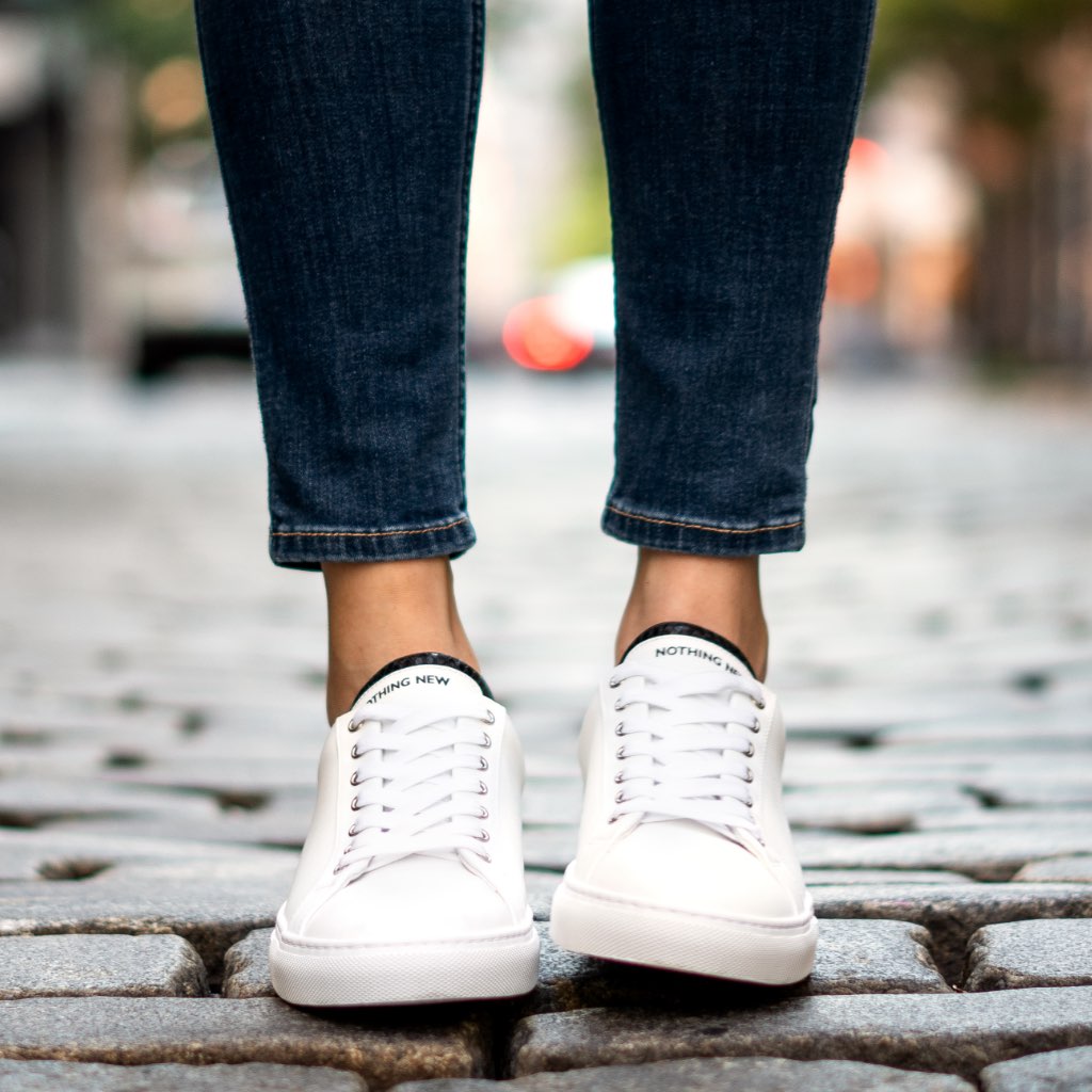Sustainable shopping: How to rock white sneakers without eco-guilt