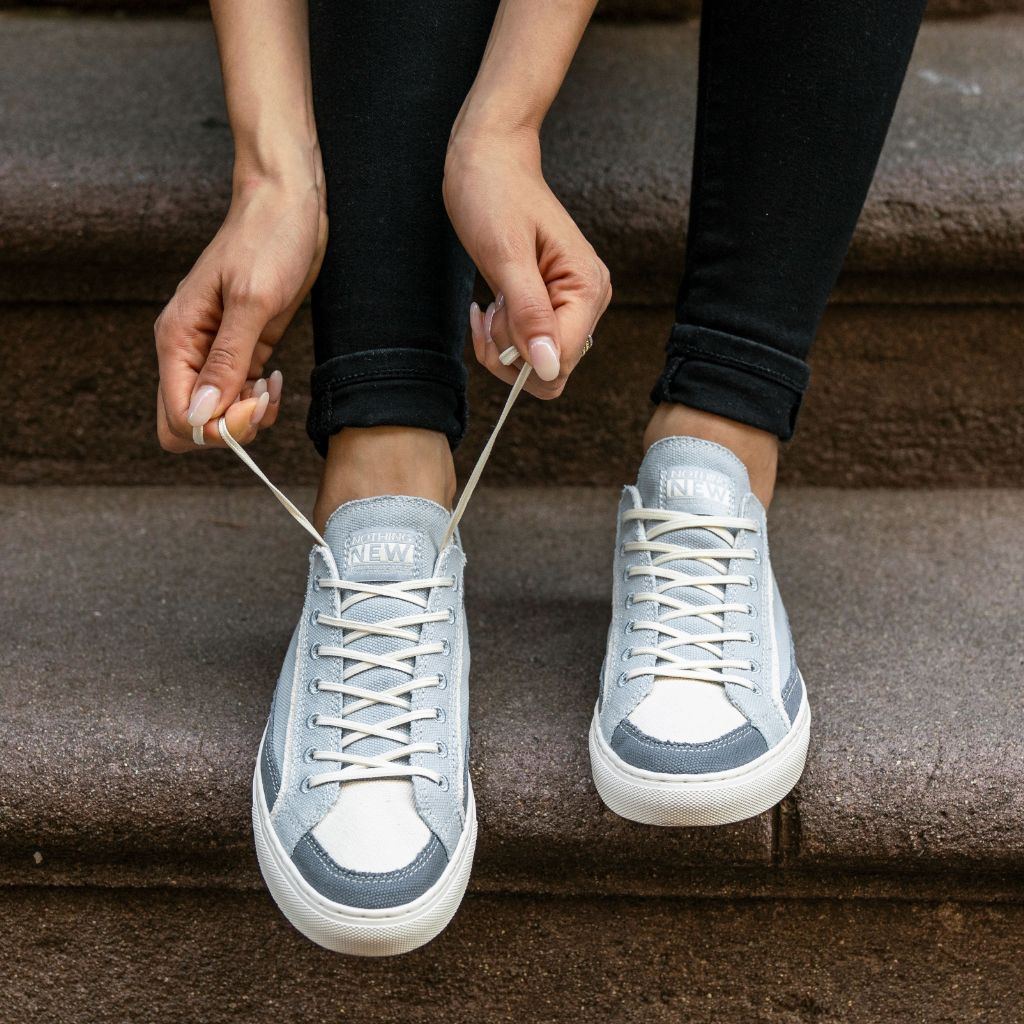 Women's Kicks Canvas Sneaker in Grey - Nothing New®