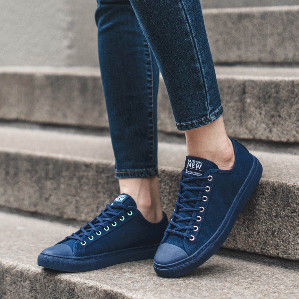 Navy blue tennis shoes ladies Clearance