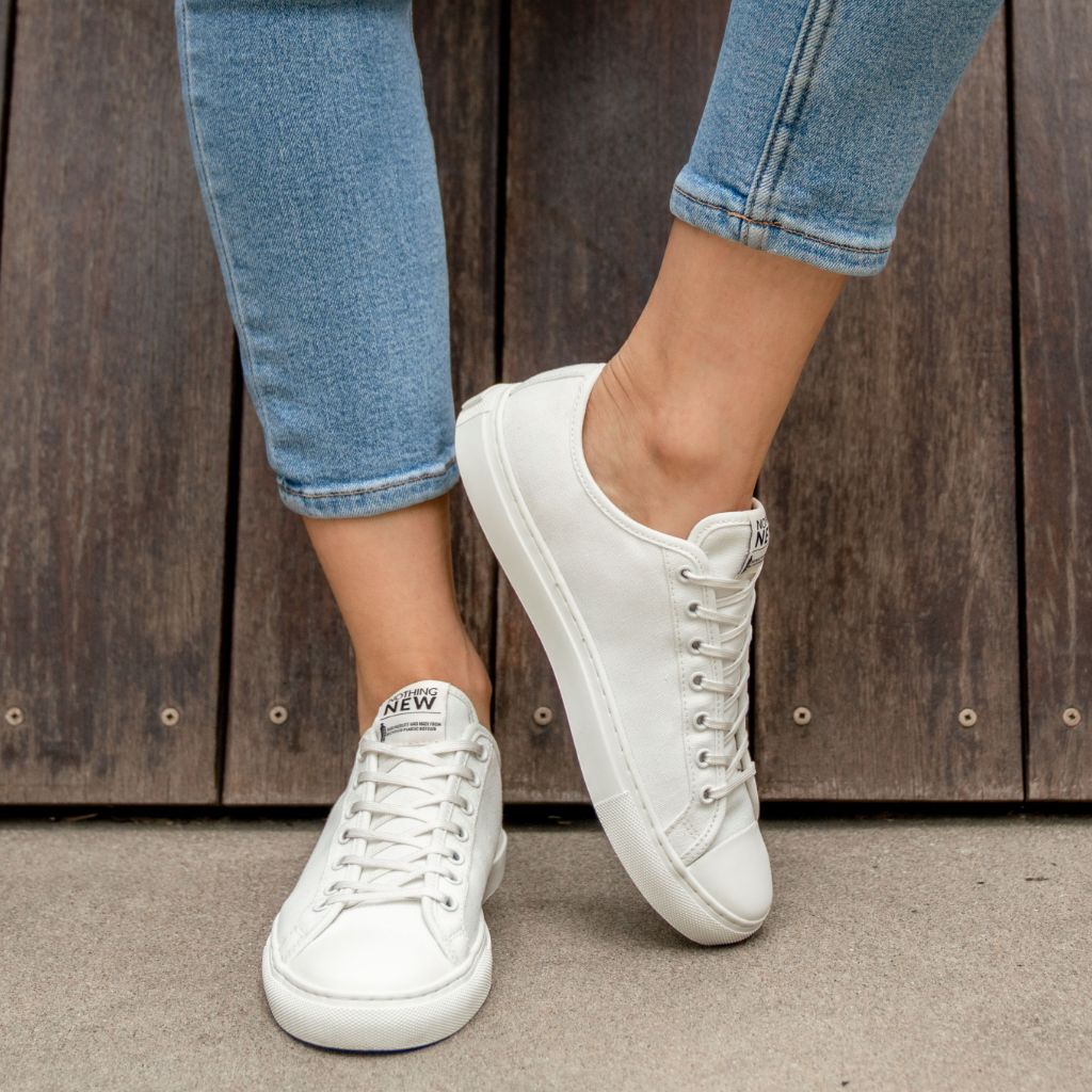 off white black low top