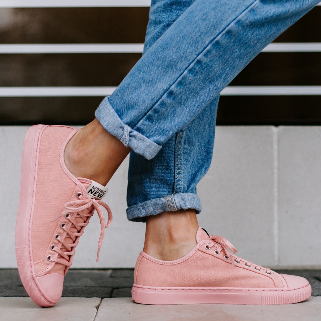 Women's Low Top Sneaker in Pink - Nothing New®