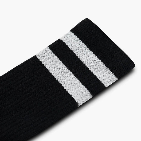 Women's Eco-Friendly Crew Socks | Black + White