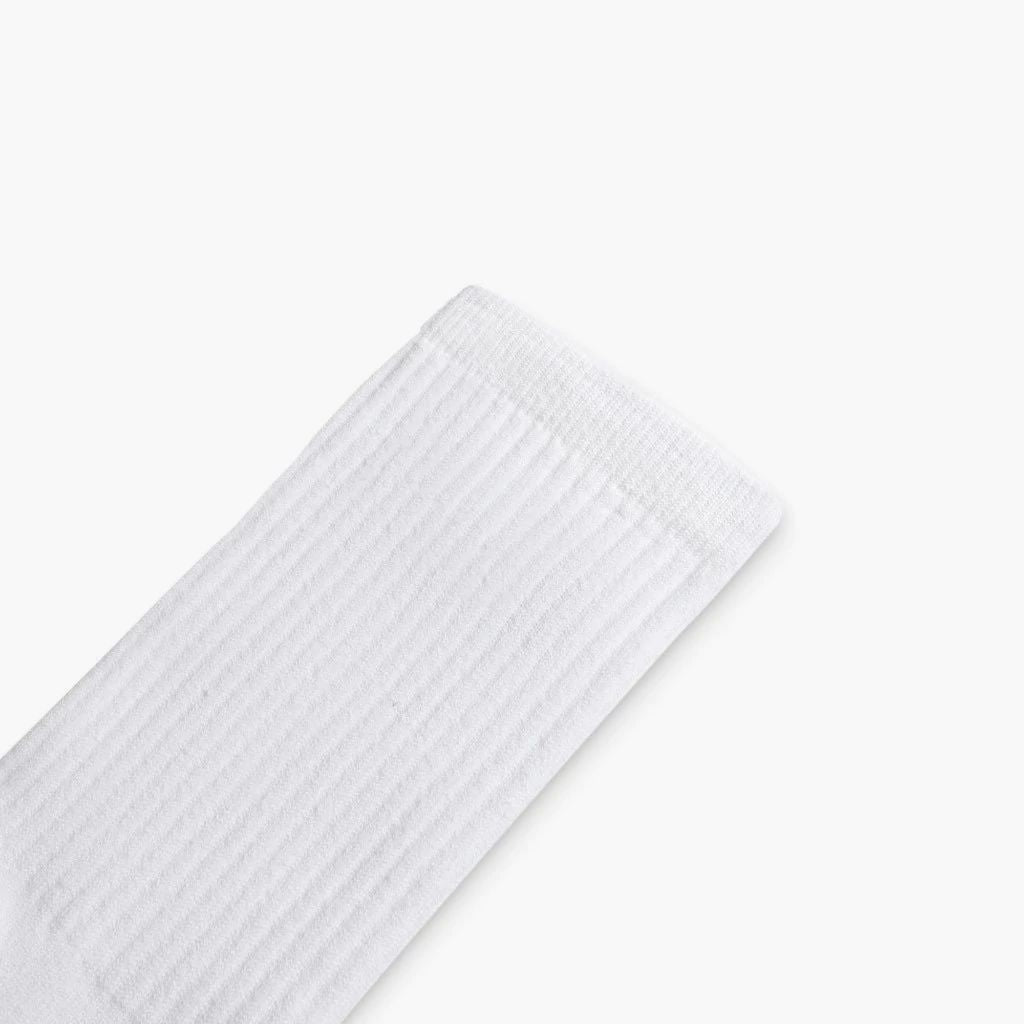 Women's Eco-Friendly Crew Socks | White