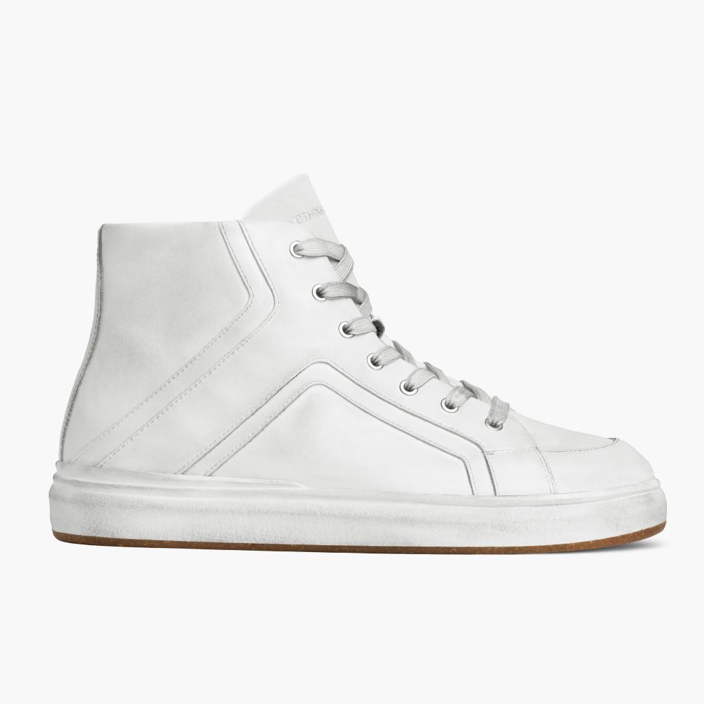 Men's Hollywood Leather High Top in Distressed - Nothing New®