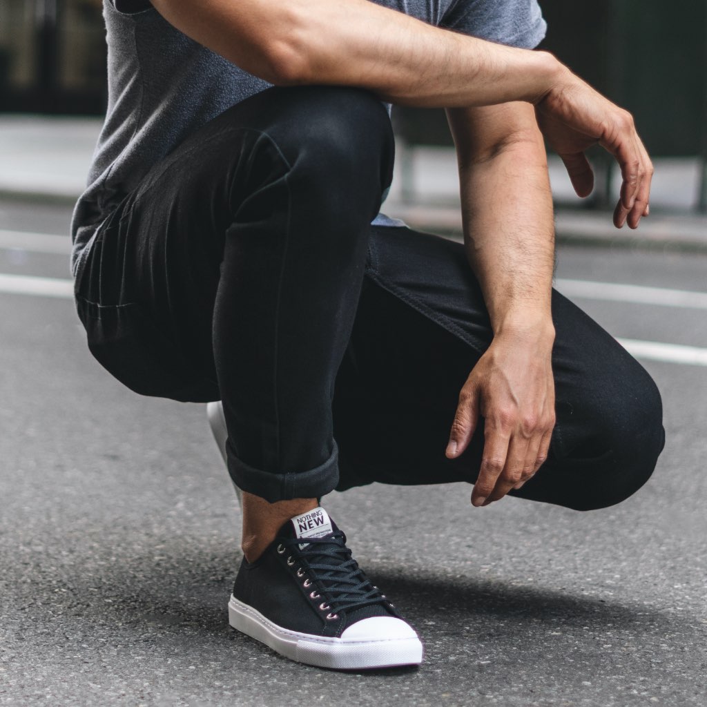 low top ones black and white