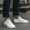 Men's White Canvas Low Top Designer Sneaker - Nothing New®