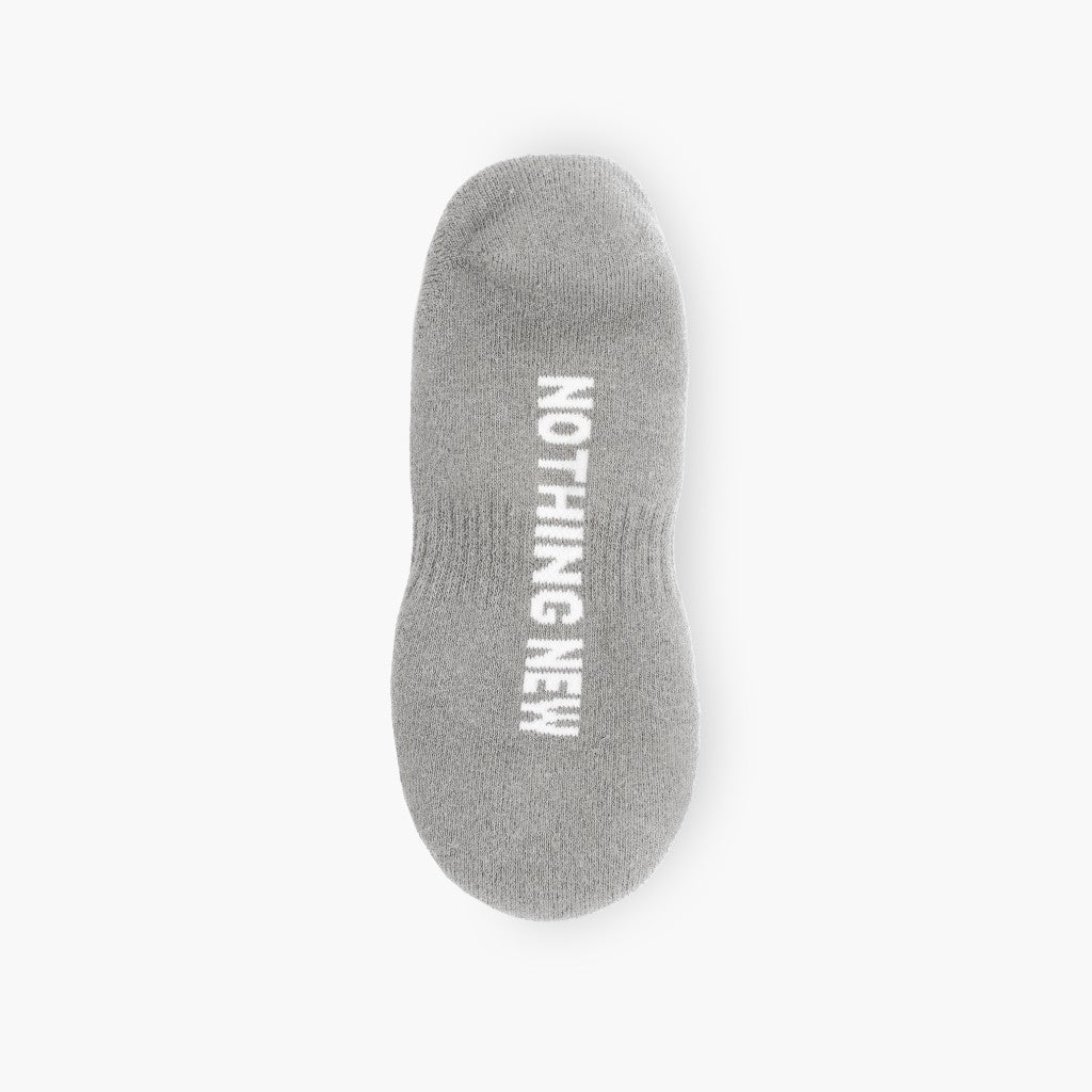 Men's Eco-Friendly No-Show Sock in Light Grey - Nothing New®