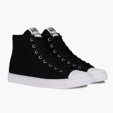 209 Black Graphic High-Top Sneaker – 7-10.in