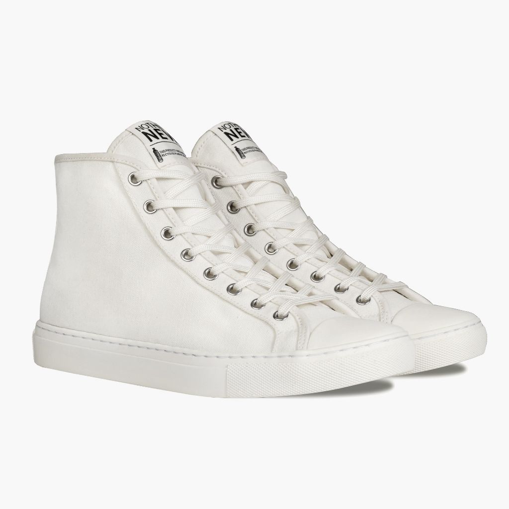 Off-White Canvas Top Designer Sneaker - Nothing New®