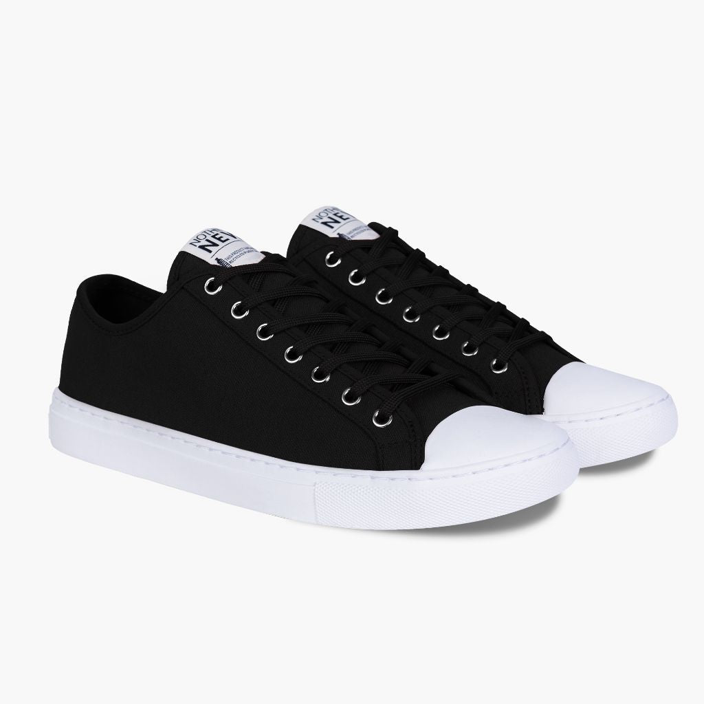 Leather Nothing New Trainers Men's Grand Leather Sneaker In Black