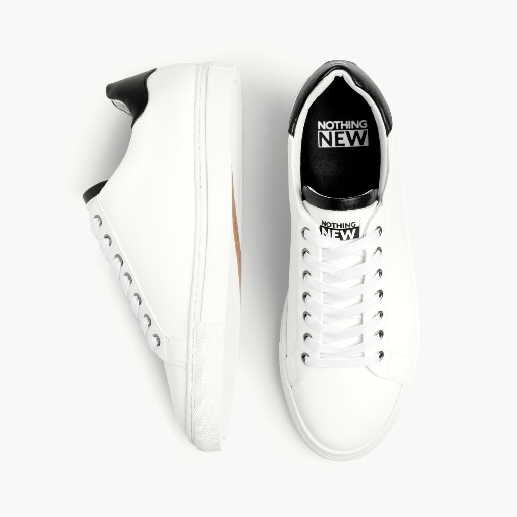 Nothing New Men's Sneaker High Top Black x White, 10