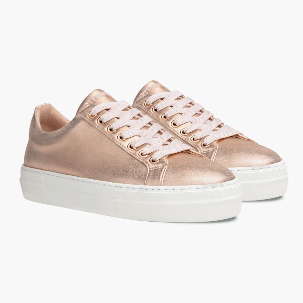 Reebok Classic Leather Sneakers In Rose Gold Pearl | ASOS