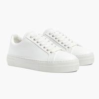 Women's Nova Upcycled Leather Sneaker In White - Nothing New®