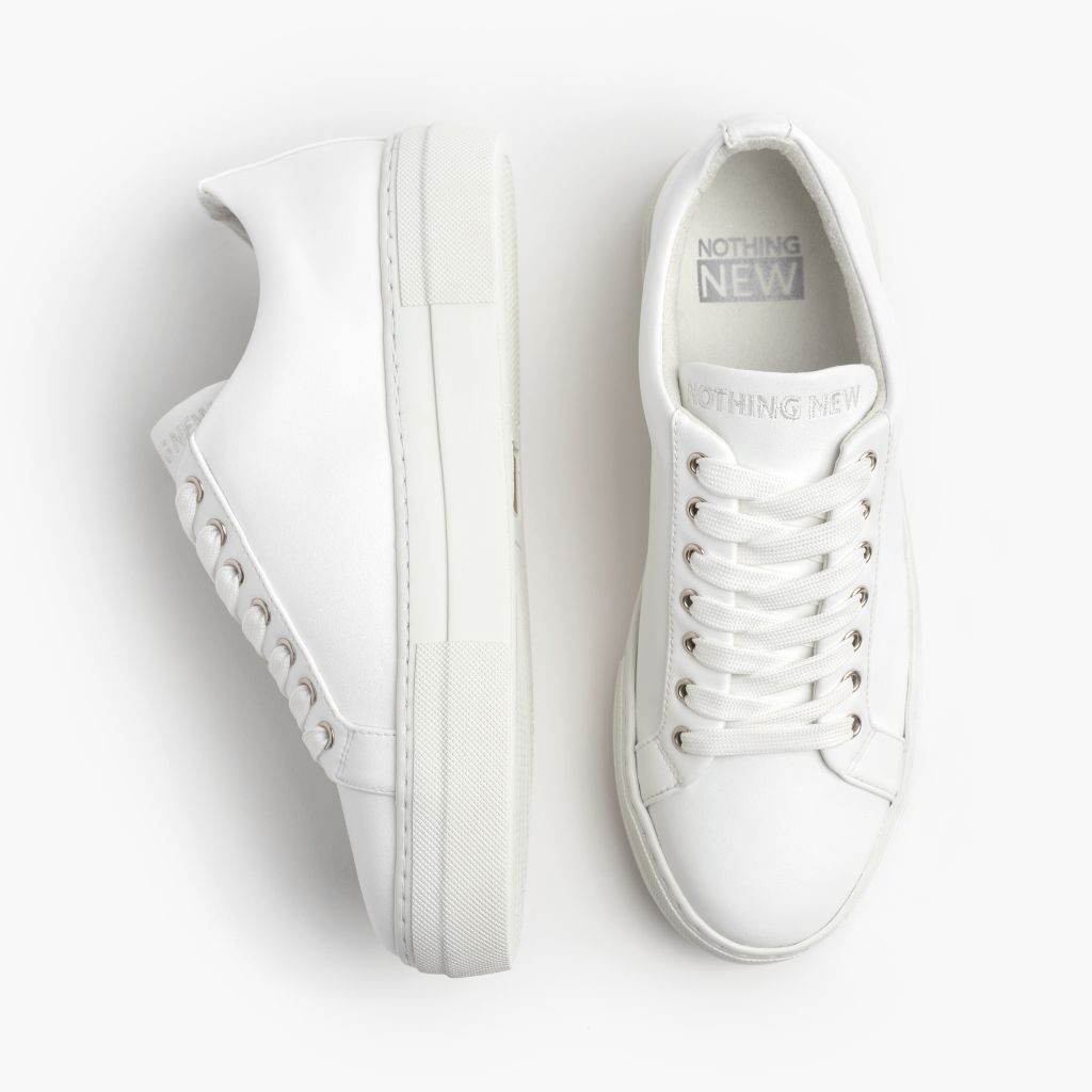 Nothing New Women's Sneaker High Top White, 8