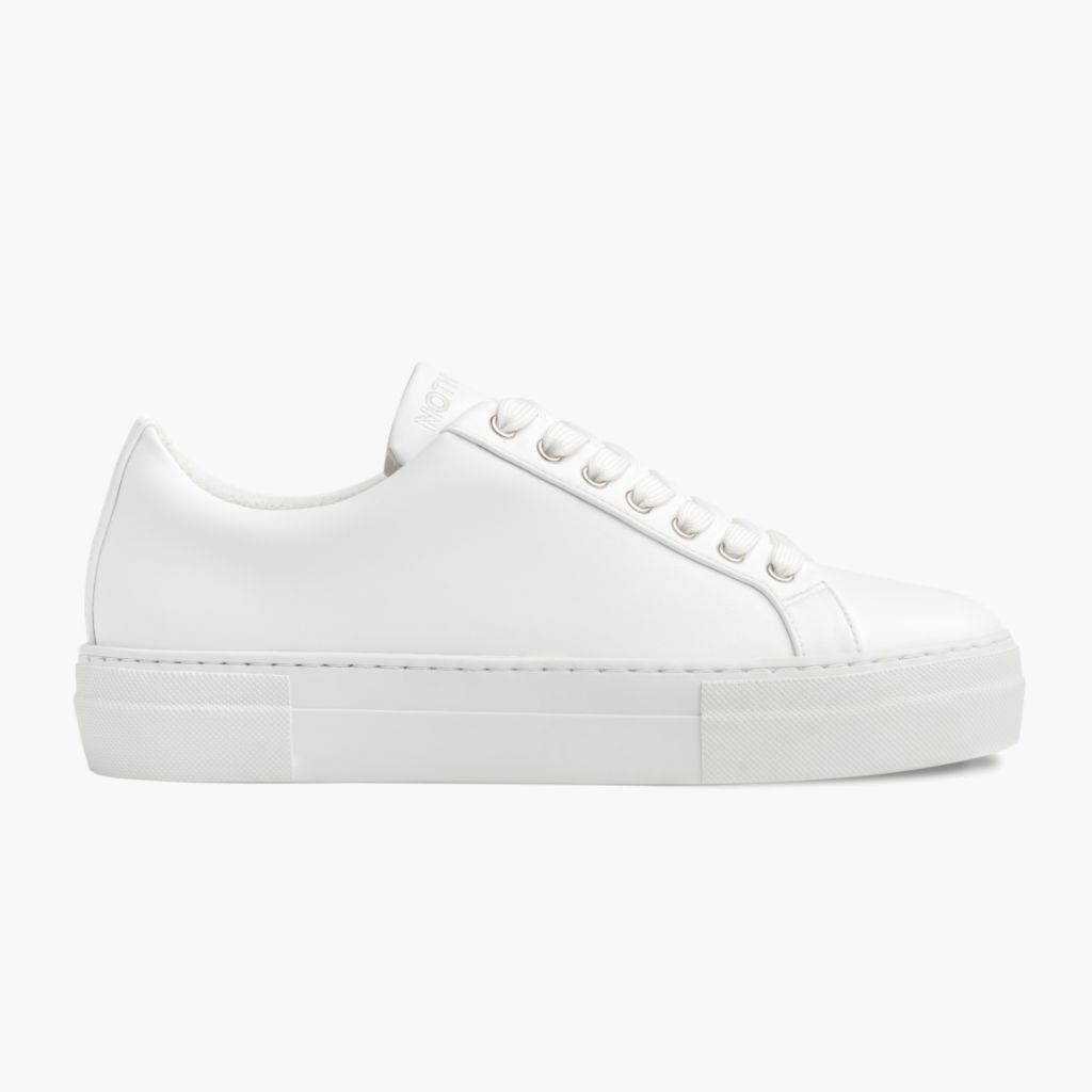 Women's Nova Upcycled Leather Sneaker In White - Nothing New®