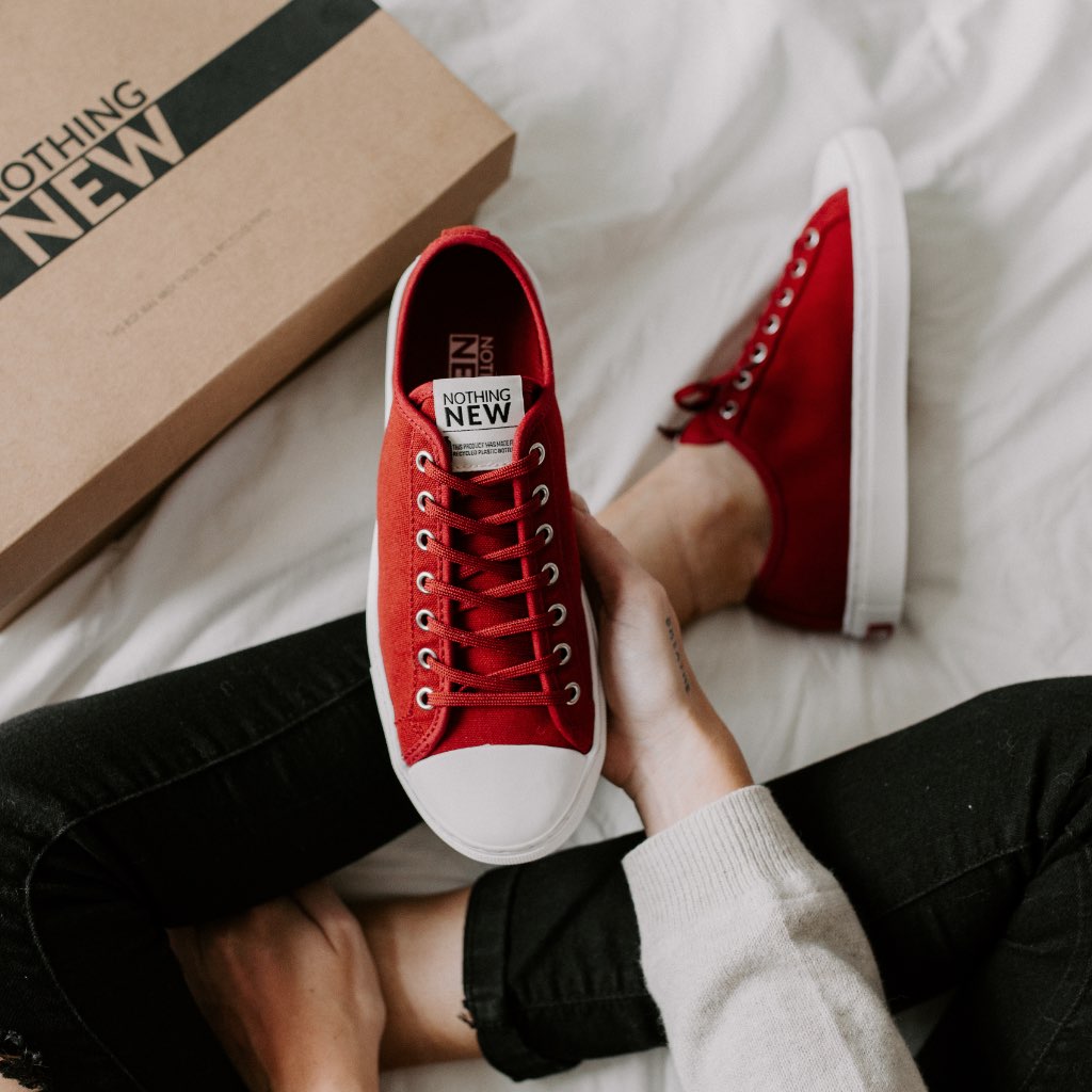Women's Classic Low Top | Red x White