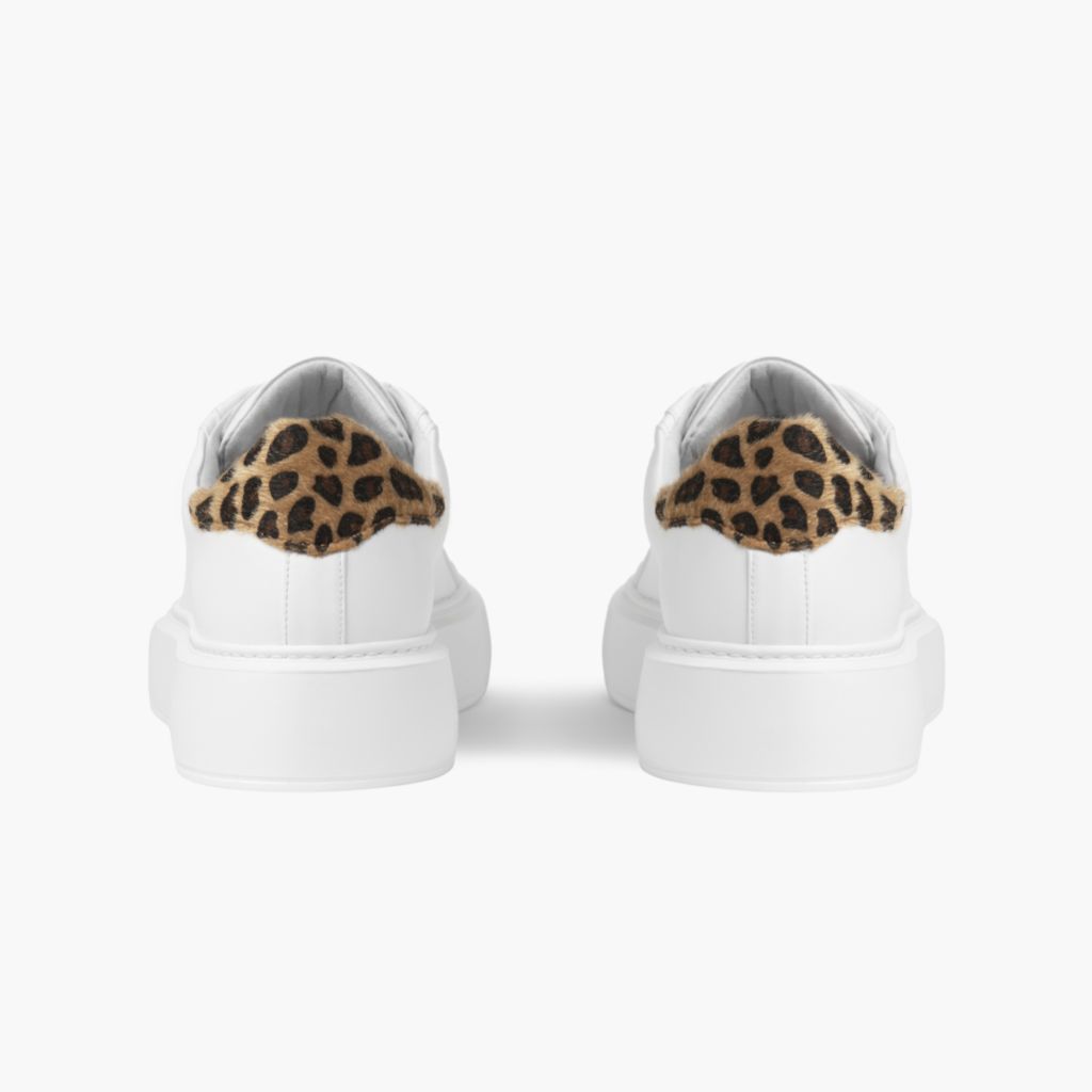 Sassy Leopard Print Sneakers - Lace Up – Shop the Mint