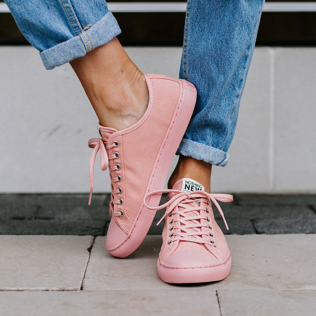 Women's Low Top Sneaker in Pink - Nothing New®