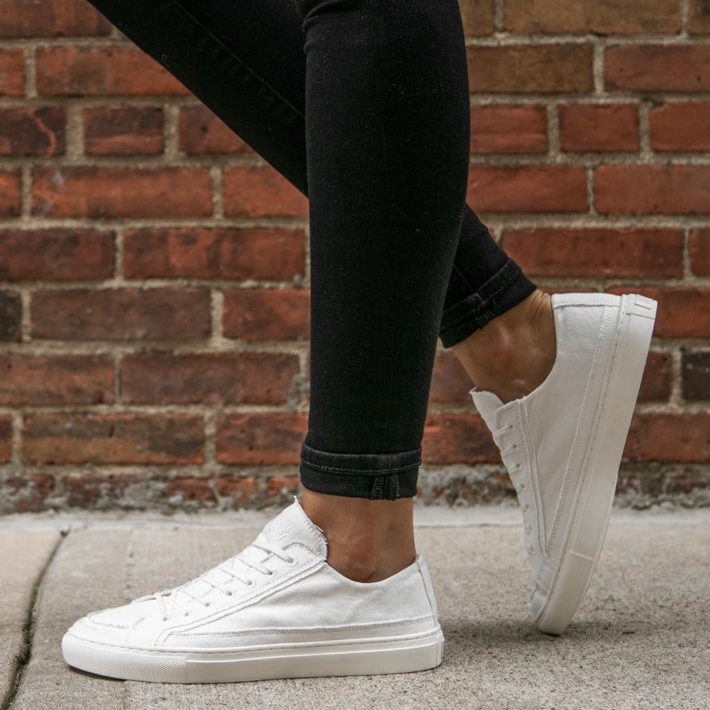 Women's Kicks Canvas Sneaker in Off-White - Nothing New®